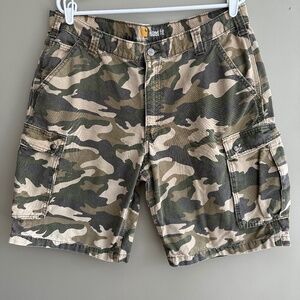 Carhartt Relaxed Fit Cargo Shorts Men's Camo Size 38